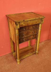 Empire Walnut Centerpiece Nightstand